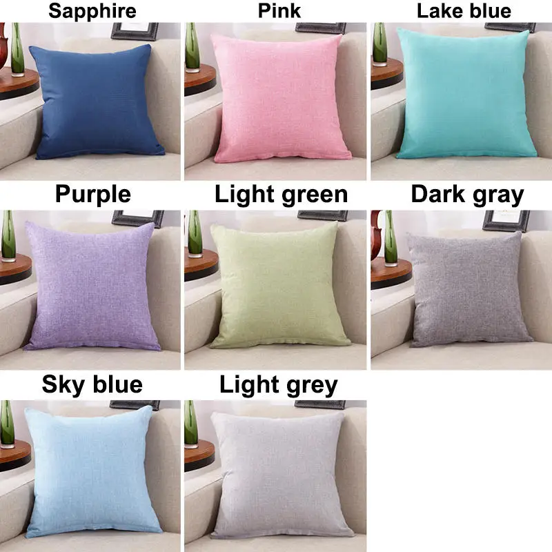 Faux Linen Pillow Cover Solid Color Decorative Throw Cushion Cover Modern 40x40 Size Pillowcase for Cafe Sofa
Faux Linen Pillow Cover Solid Color Decorative Throw Cushion Cover Modern 40x40 Size Pillowcase for Cafe Sofa
