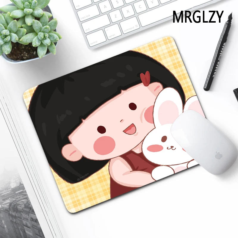 Cute Cartoon Girl Small Mouse Pad Gaming Accessories Kawaii Notebook Keyboard Pad Desk Mat Desktop Non-slip MousePads for LOL
Cute Cartoon Girl Small Mouse Pad Gaming Accessories Kawaii Notebook Keyboard Pad Desk Mat Desktop Non-slip MousePads for LOL