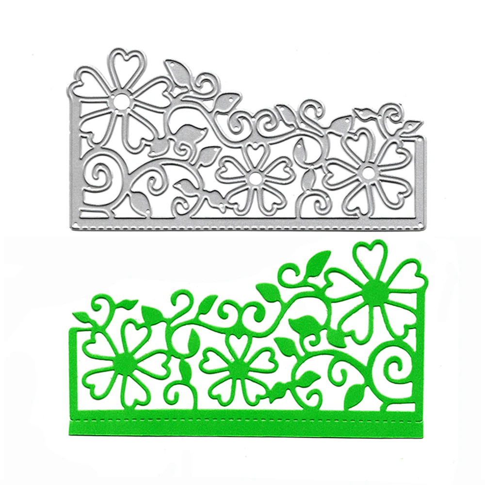 Stamps And Dies New Arrival Flower Border Cutting Die Scrapbooking Photo Album Card Making Decor Embossing Folder Metal Stencil
Stamps And Dies New Arrival Flower Border Cutting Die Scrapbooking Photo Album Card Making Decor Embossing Folder Metal Stencil