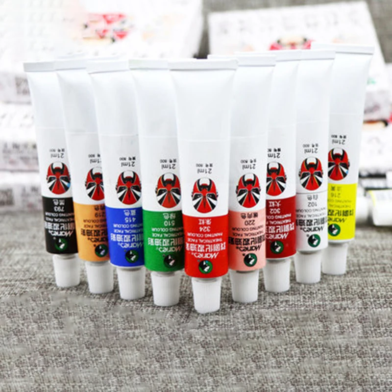 Marie's 800 Theatrical Face Oil Painting Color Makeup Pigment 10 Colors 21ML Peking/Beijing/Cantonese Opera Drama/Prom Painting
Marie's 800 Theatrical Face Oil Painting Color Makeup Pigment 10 Colors 21ML Peking/Beijing/Cantonese Opera Drama/Prom Painting