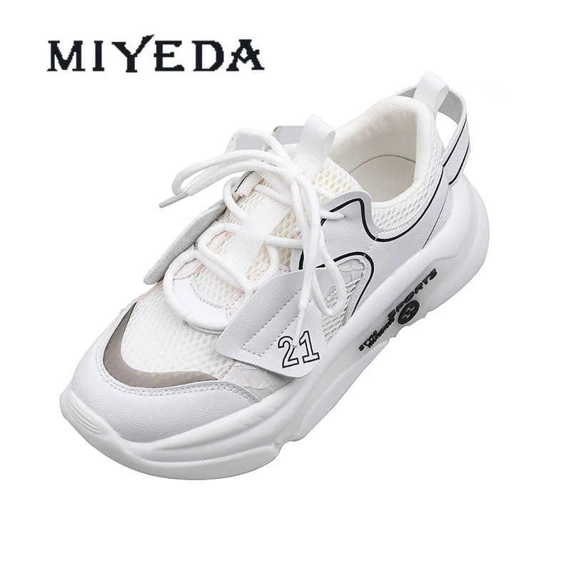 MIYEDA Women's Chunky Leather Lace-up Comfortable Vulcanize Sports Shoes Ladies Multicolor All-match Platform Casual Sneakers
MIYEDA Women's Chunky Leather Lace-up Comfortable Vulcanize Sports Shoes Ladies Multicolor All-match Platform Casual Sneakers