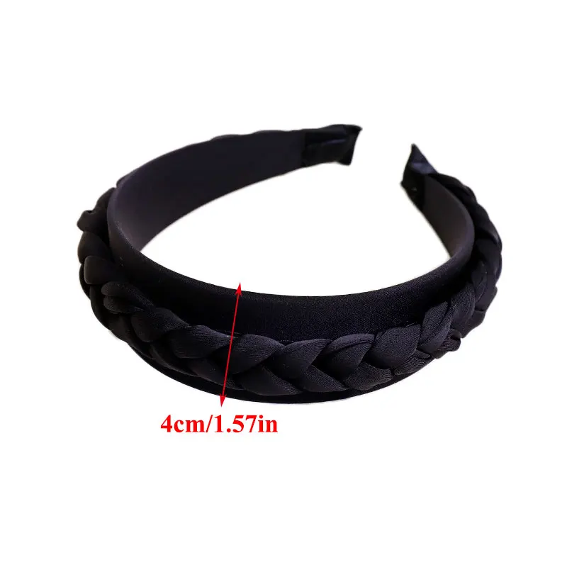 Girls Wide Weaving Hairbands Handmade Braided Hair Hoop Fashion DIY Hair Accessories Bohemian Solid Color Braid Headbands
Girls Wide Weaving Hairbands Handmade Braided Hair Hoop Fashion DIY Hair Accessories Bohemian Solid Color Braid Headbands