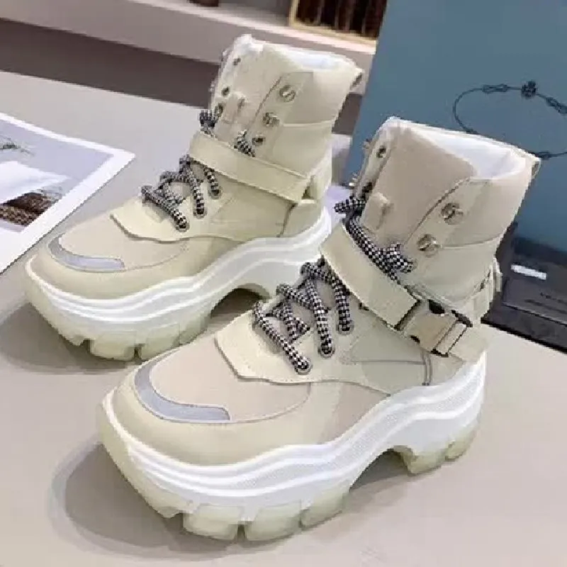 Boots Women winter Flat Platform Woman Shoes Round Toe Casual Shoes Women Leather Snow Shoes Ankle Patchwork Lace-Up Boots New
Boots Women winter Flat Platform Woman Shoes Round Toe Casual Shoes Women Leather Snow Shoes Ankle Patchwork Lace-Up Boots New