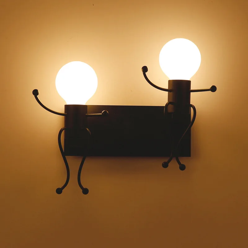 Фото Современный Креативный настенный светильник для дома спальни прикроватный