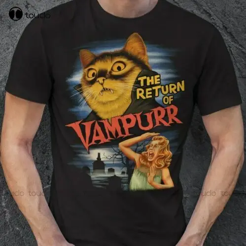 Забавная футболка с надписью возвращение Vampurr с надписью «Meow Cat Lover Team» на Хэллоуин, женские хлопковые футболки унисекс
Забавная футболка с надписью возвращение Vampurr с надписью «Meow Cat Lover Team» на Хэллоуин, женские хлопковые футболки унисекс