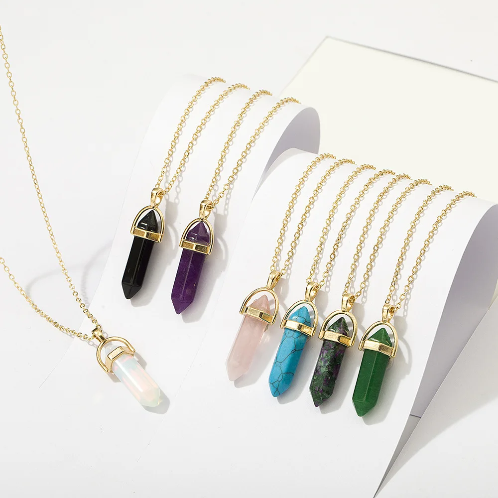 Lost Lady Natural Stone Pendant Necklace for Women Chain Statement Choker Necklace Wholesale Jewelry Collar Accessories
Lost Lady Natural Stone Pendant Necklace for Women Chain Statement Choker Necklace Wholesale Jewelry Collar Accessories