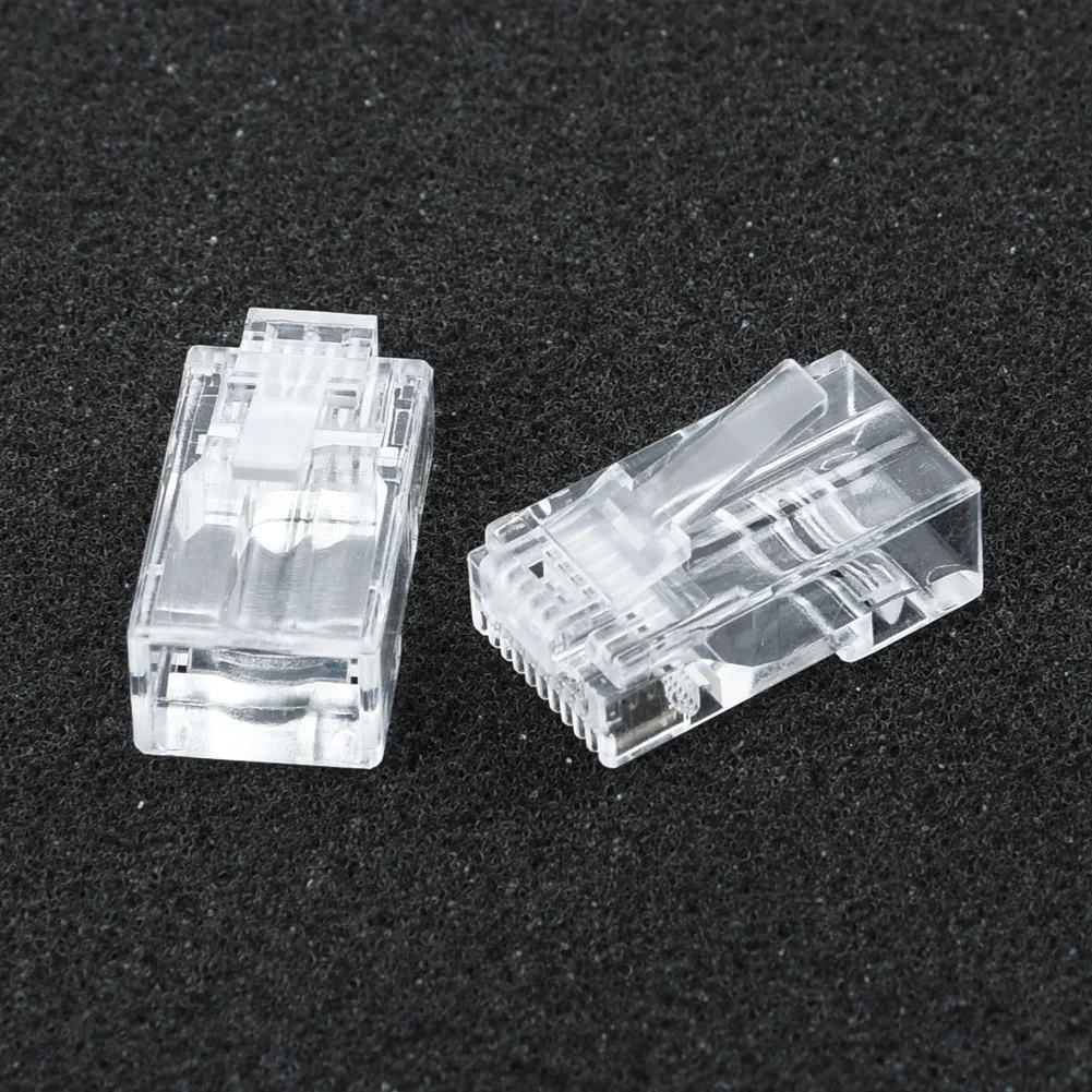 50Pcs CAT6 Plug Network Cable Modular Pass Through Connector Plugs 8P8C RJ45 Plug Cat5 Cat5e STP Shielded
50Pcs CAT6 Plug Network Cable Modular Pass Through Connector Plugs 8P8C RJ45 Plug Cat5 Cat5e STP Shielded