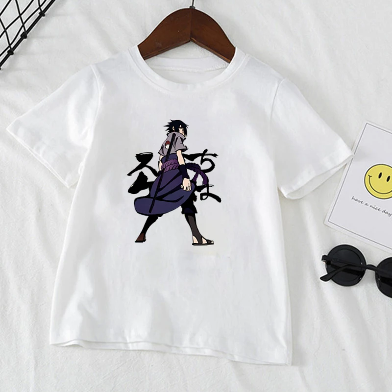 Sasuke Uchiha Graphic Printed Cotton T-Shirt For Children Ages 4 to 14 in a Relaxed, Comfortable and Breathable Harajuku Style
Sasuke Uchiha Graphic Printed Cotton T-Shirt For Children Ages 4 to 14 in a Relaxed, Comfortable and Breathable Harajuku Style