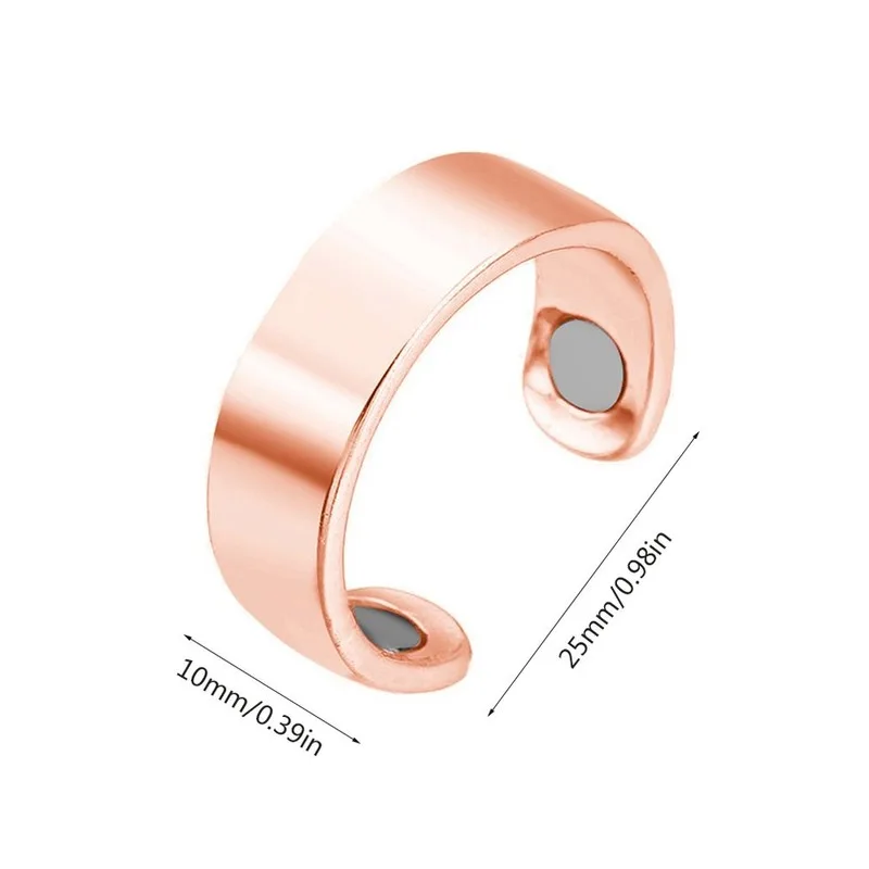Explosion Models Creative Ring Magnetic Health Ring Rose Gold Magnet Open Ring Gold Silver Magnetic Health Ring Weight Loss Hot
Explosion Models Creative Ring Magnetic Health Ring Rose Gold Magnet Open Ring Gold Silver Magnetic Health Ring Weight Loss Hot