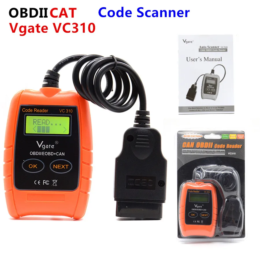 Newest Vgate VC310 CAN OBD2 Code Reader Automotive Scanner OBD2/EOBD+CAN Code Reader & Cleaner
Newest Vgate VC310 CAN OBD2 Code Reader Automotive Scanner OBD2/EOBD+CAN Code Reader & Cleaner
