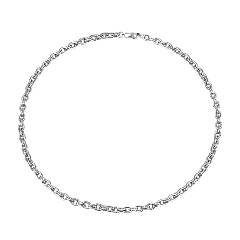 40024 S925 Sterling Silver Necklace Fashion Cross Letter Sweater Chain Necklace Retro Long Personality Punk With Chain
40024 S925 Sterling Silver Necklace Fashion Cross Letter Sweater Chain Necklace Retro Long Personality Punk With Chain