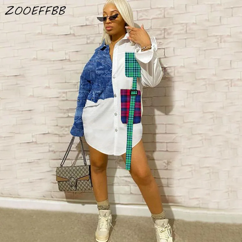 ZOOEFFBB Plaid Patchwork Long Sleeve Mini Dress Sexy Loose Club Outfits Tshirt Dresses 2021 Fashion Women Lounge Wear Clothes
ZOOEFFBB Plaid Patchwork Long Sleeve Mini Dress Sexy Loose Club Outfits Tshirt Dresses 2021 Fashion Women Lounge Wear Clothes