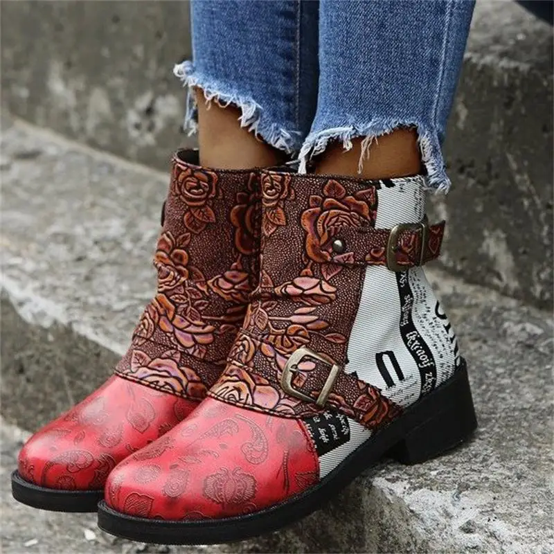2021 New Women's Shoes Fashion and Elegant Personality Color Matching PU Printed Double Buckle All-match Fashion Boots HL640
2021 New Women's Shoes Fashion and Elegant Personality Color Matching PU Printed Double Buckle All-match Fashion Boots HL640