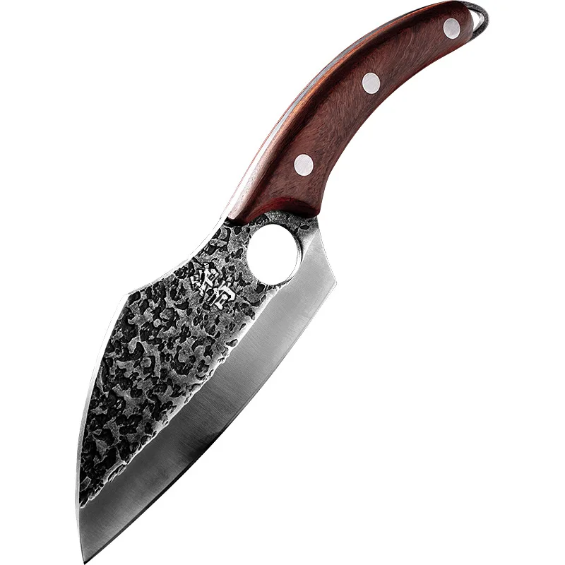 IGOODS Portable Forged Kitchen knife Meat Cutting Slicing Chef Knife Small Multi-purpose Sharp Tactics Knife Ring Meat Cleaver
IGOODS Portable Forged Kitchen knife Meat Cutting Slicing Chef Knife Small Multi-purpose Sharp Tactics Knife Ring Meat Cleaver