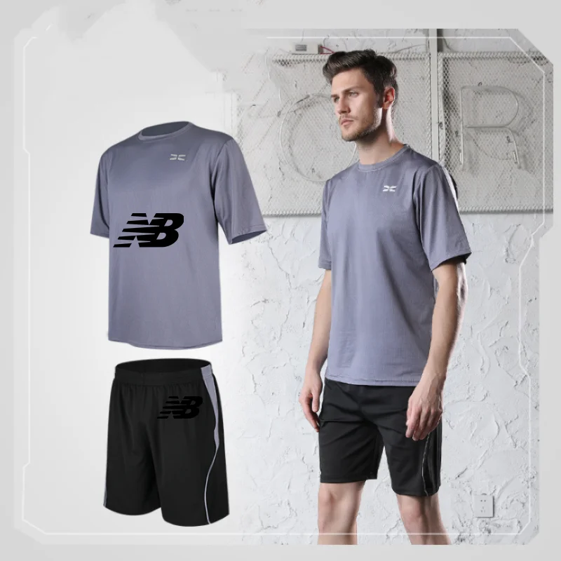 Men's sports suit 2-piece quick-drying suit fitness running track and field comfortable and breathable
Men's sports suit 2-piece quick-drying suit fitness running track and field comfortable and breathable