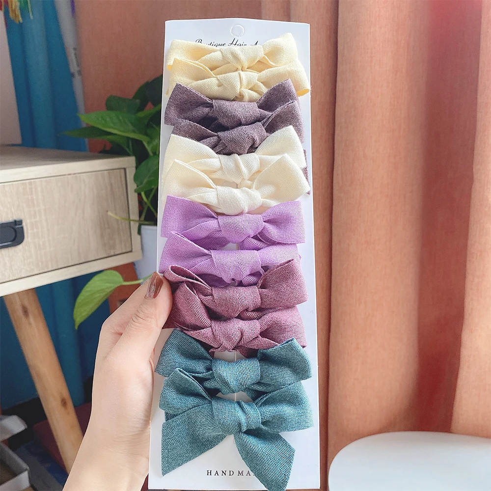 10Pcs/Set Cute Nylon Solid Color Bowknot Hair Clip For Kids Girls Barrettes Boutique Hairpin Headwear Children Hair Accessories
10Pcs/Set Cute Nylon Solid Color Bowknot Hair Clip For Kids Girls Barrettes Boutique Hairpin Headwear Children Hair Accessories