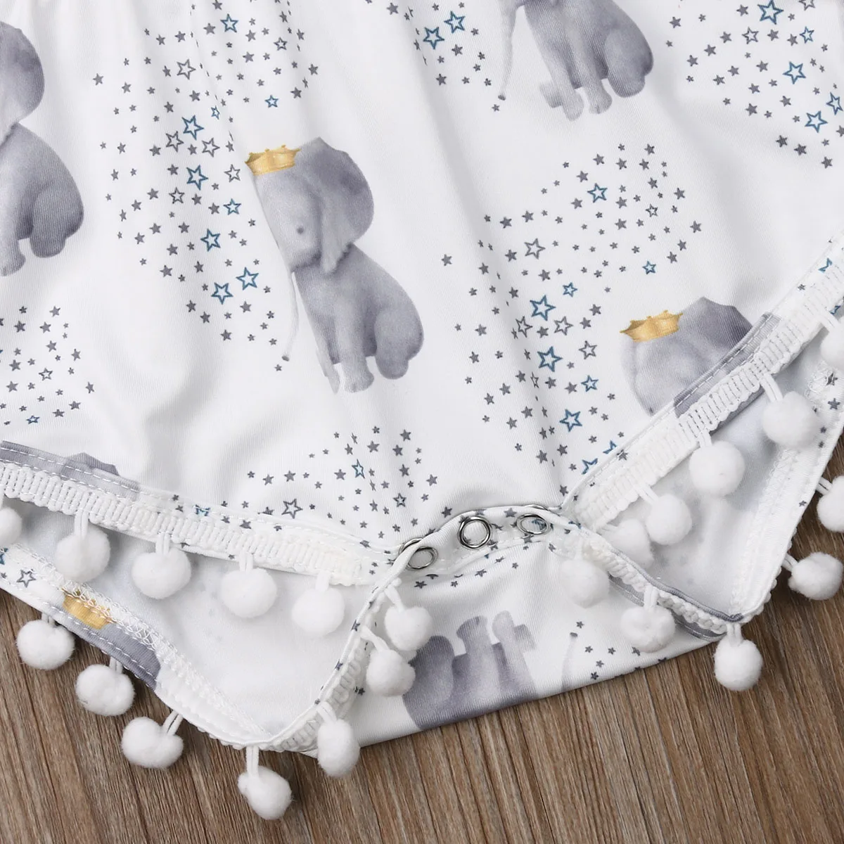 Newborn Infant Baby Girl Boy Elephant Clothes Sleeveless Tassel Jumpsuit Bodysuit Summer Kids Girls Outfit Sunsuit 0-24M
Newborn Infant Baby Girl Boy Elephant Clothes Sleeveless Tassel Jumpsuit Bodysuit Summer Kids Girls Outfit Sunsuit 0-24M