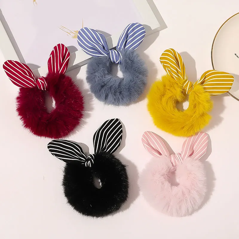 Elastic Hair Band Winter Flush Scrunchie Cute Plush Rabbit Ear Headbands Soft Bowknot Rubber Band For Women Hair Accessories Hot
Elastic Hair Band Winter Flush Scrunchie Cute Plush Rabbit Ear Headbands Soft Bowknot Rubber Band For Women Hair Accessories Hot