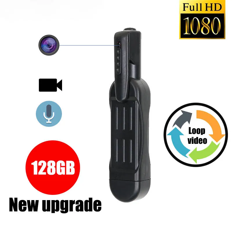 YINEW T189 Mini Camera HD 1080P Camera Wearable Body Pen Camera Digital Mini DVR Small DV Camcorder Micro Camera Support
YINEW T189 Mini Camera HD 1080P Camera Wearable Body Pen Camera Digital Mini DVR Small DV Camcorder Micro Camera Support