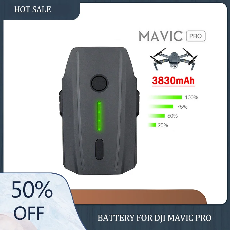 Battery for DJI Mavic Pro Intelligent Flight Battery 3830 MAh 11.4v Battery Rechargeable Battery
Battery for DJI Mavic Pro Intelligent Flight Battery 3830 MAh 11.4v Battery Rechargeable Battery