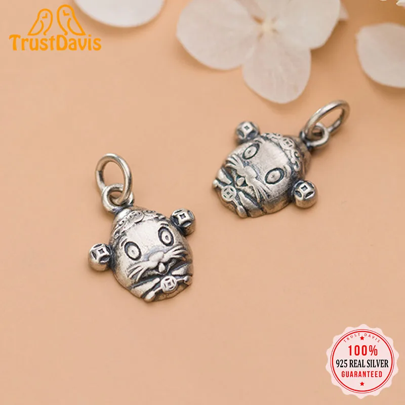 Trustdavis Real 925 Sterling Thai Silver Fashion New Sweet Mouse Charm Pendant Handmade DIY Accessories Jewelry Wholesale DZ178
Trustdavis Real 925 Sterling Thai Silver Fashion New Sweet Mouse Charm Pendant Handmade DIY Accessories Jewelry Wholesale DZ178