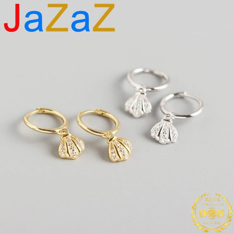 A00689 Trendy Real 925 Sterling Silver Bohemian Summer Beach Ocean Shell Stud Earrings for Women Fine Zircon Jewelry Gift
A00689 Trendy Real 925 Sterling Silver Bohemian Summer Beach Ocean Shell Stud Earrings for Women Fine Zircon Jewelry Gift