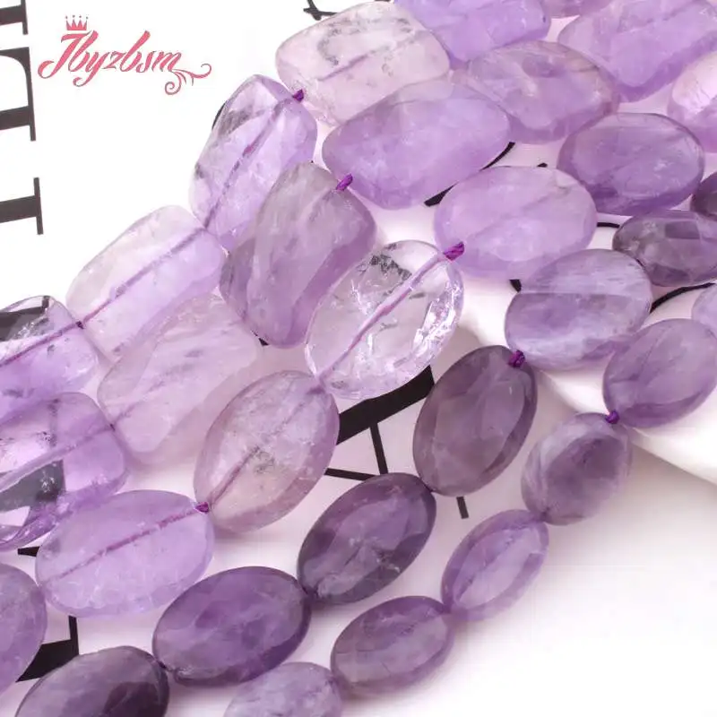 Natural Amethysts Oval Rectangle Shape Beads Natural Stone Beads For DIY Necklace Bracelats Jewelry Making Spacer Strand 15
Natural Amethysts Oval Rectangle Shape Beads Natural Stone Beads For DIY Necklace Bracelats Jewelry Making Spacer Strand 15