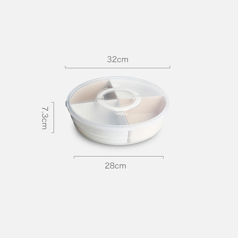 Food Storage Tray Box Multi-function Portable Snack Dried Fruit Case Large Capacity Candy Storage Box for Wedding Home Organizer
Food Storage Tray Box Multi-function Portable Snack Dried Fruit Case Large Capacity Candy Storage Box for Wedding Home Organizer