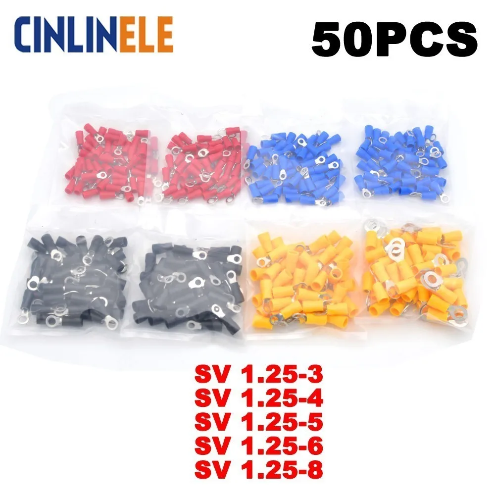 50Pcs Fork Spade Crimp Insulation Terminal SV1.25-3 SV1.25-4 SV1.25-5 SV1.25-6 SV1.25-8 Wire Cable Connector SV
50Pcs Fork Spade Crimp Insulation Terminal SV1.25-3 SV1.25-4 SV1.25-5 SV1.25-6 SV1.25-8 Wire Cable Connector SV