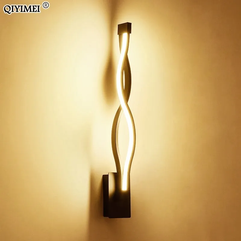 Modern Minimalist Wall Lamps Living Room Bedroom Bedside 16W AC96V-260V LED Indoor black white Lamp Aisle Lighting decoration
Modern Minimalist Wall Lamps Living Room Bedroom Bedside 16W AC96V-260V LED Indoor black white Lamp Aisle Lighting decoration