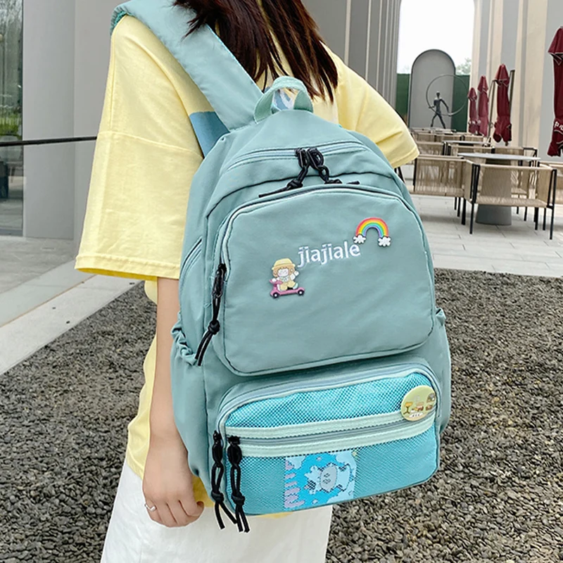 Women's School Bag for Girls Anti Theft Backpacks Ladies Nylon Bookbags Pack Preppy Style Bagpack Female Student Travel Backpack
Women's School Bag for Girls Anti Theft Backpacks Ladies Nylon Bookbags Pack Preppy Style Bagpack Female Student Travel Backpack