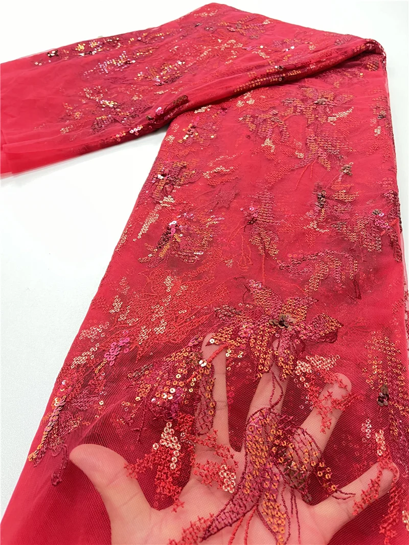 PGC African Sequins Lace Fabric 2021 High Quality Embroidery French Tulle Lace Nigerian Wedding Party Dress Sewing YA4090B-1
PGC African Sequins Lace Fabric 2021 High Quality Embroidery French Tulle Lace Nigerian Wedding Party Dress Sewing YA4090B-1