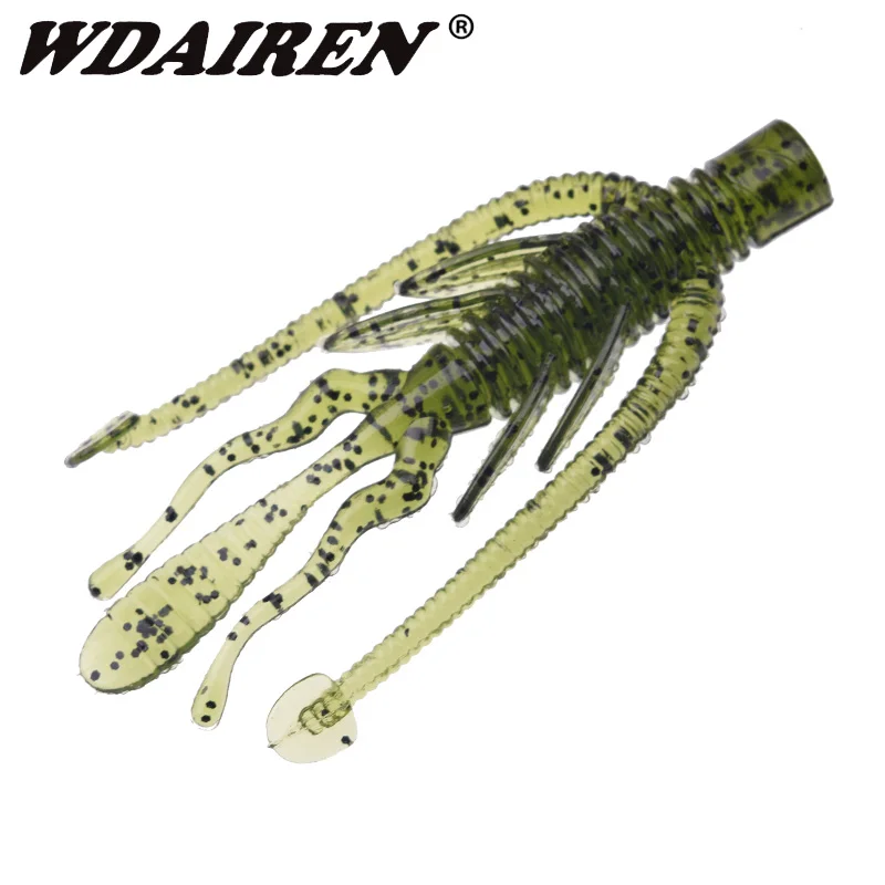 10Pcs Floating Silicone Shrimp Soft Baits 63mm 2.5g Swivel Twin Tail Crazy Jig Wobblers Worm Fishing Lures Fishy Smell With Salt
10Pcs Floating Silicone Shrimp Soft Baits 63mm 2.5g Swivel Twin Tail Crazy Jig Wobblers Worm Fishing Lures Fishy Smell With Salt