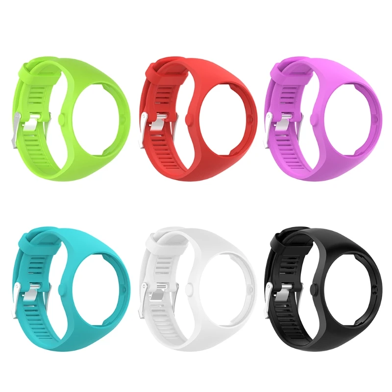 Силиконовый ремешок для часов сменный Браслет Polar M200 GPS W2952001 | Наручные часы