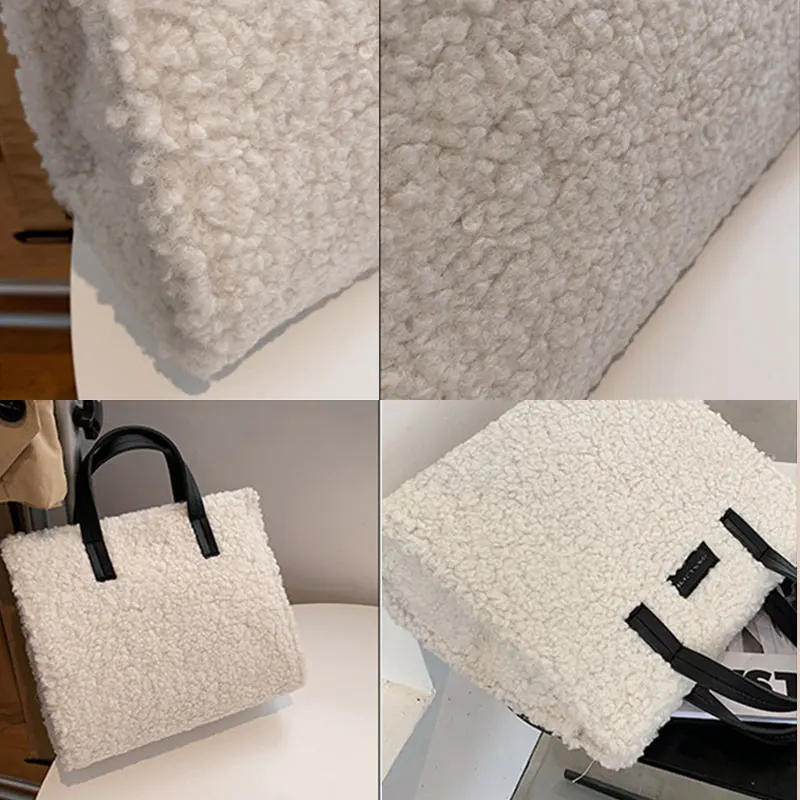 Winter Plush Shoulder Bags 2021 Faux Fur Crossbody Bag women Big Capacity Tote Bags Solid Color Vintage Fashion handbag
Winter Plush Shoulder Bags 2021 Faux Fur Crossbody Bag women Big Capacity Tote Bags Solid Color Vintage Fashion handbag