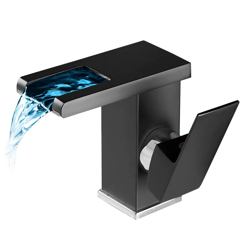 2021 LED Luminous Basin Faucet Copper Waterfall Water Temperature Control Discoloration Table Washbasin Bathroom Sink Mixer Tap
2021 LED Luminous Basin Faucet Copper Waterfall Water Temperature Control Discoloration Table Washbasin Bathroom Sink Mixer Tap