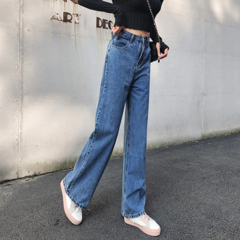 Blue Streetwear Loose Female Jeans Palazzo Autumn 2021 Slim Jeans Woman Elasticated High Waist Wide Leg Denim Pants
Blue Streetwear Loose Female Jeans Palazzo Autumn 2021 Slim Jeans Woman Elasticated High Waist Wide Leg Denim Pants