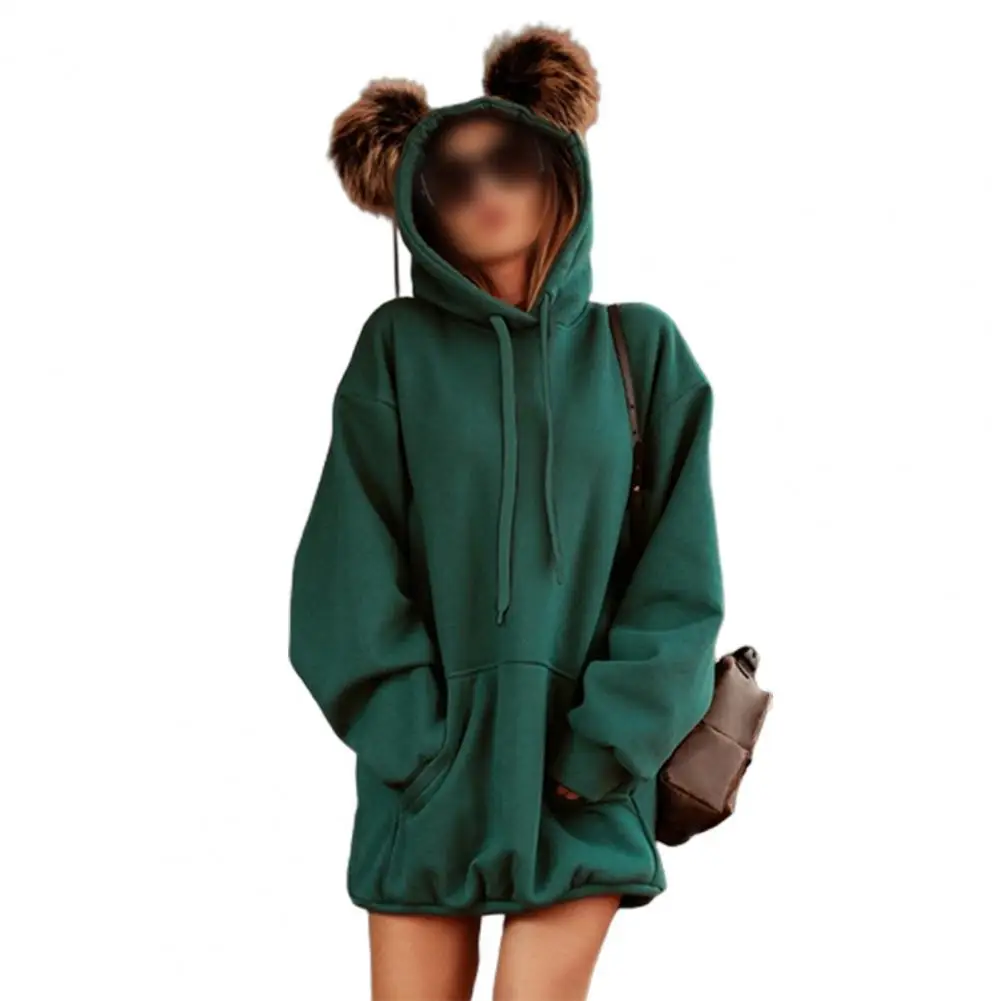 50%HOTWomen Dress Hooded Large Pocket Autumn Winter Plush Balls Warm Sweatshirt Dress for Daily Wear
50%HOTWomen Dress Hooded Large Pocket Autumn Winter Plush Balls Warm Sweatshirt Dress for Daily Wear