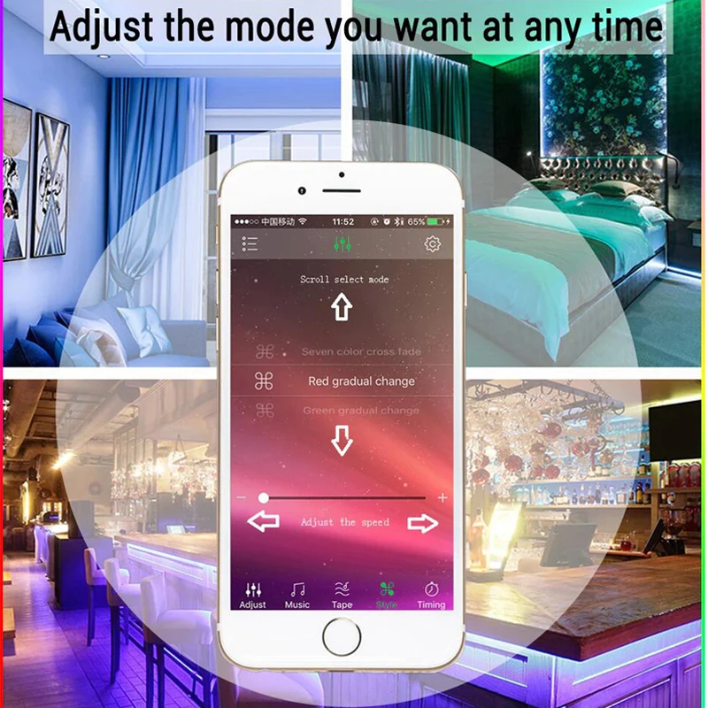 20m LED Strips Lights Smart Bluetooth SMD 2835 RGB Neon Strip Lamp BackLight Diode Tape Voice Music Remote Control Strip Light
20m LED Strips Lights Smart Bluetooth SMD 2835 RGB Neon Strip Lamp BackLight Diode Tape Voice Music Remote Control Strip Light