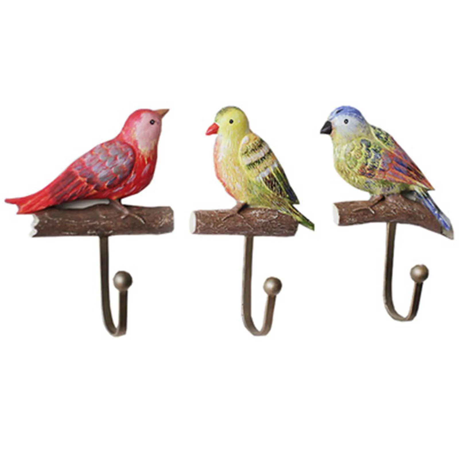 3PCS Bird Hook Hanger Key Hooks Wall Decorations Home Accessories Colorful Bird Creative Hook Retro Ornaments Home Coat Hook
3PCS Bird Hook Hanger Key Hooks Wall Decorations Home Accessories Colorful Bird Creative Hook Retro Ornaments Home Coat Hook