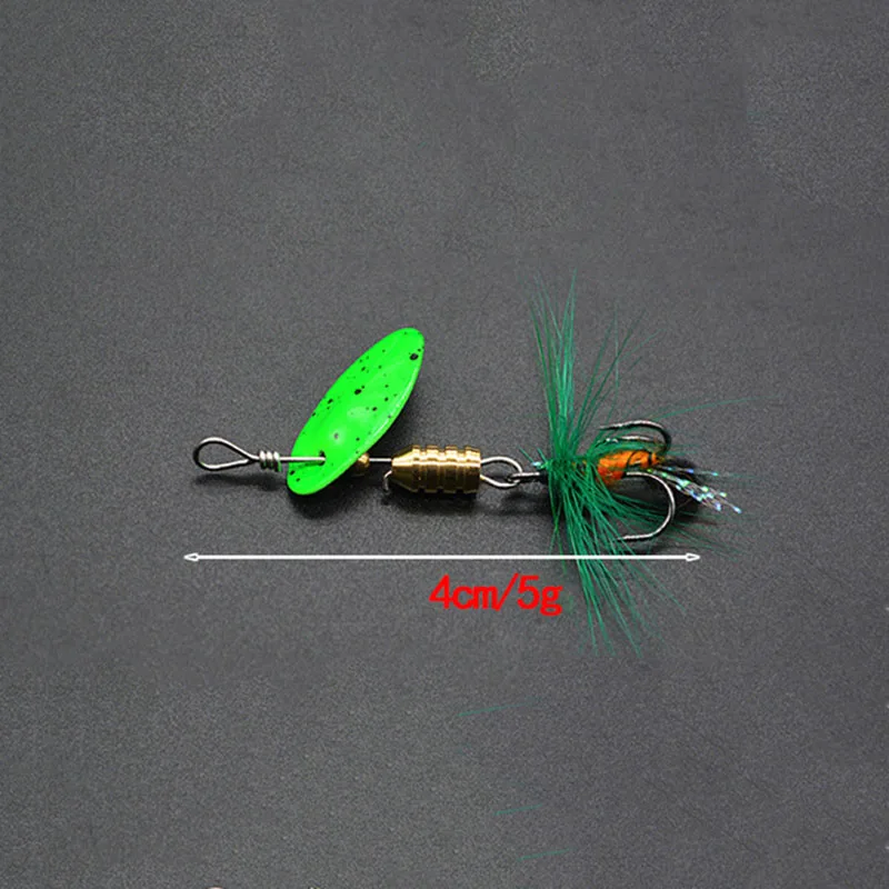 4Pcs/Lot Artificial Metal Spinner Freshwater High Quality Fishing Lure Hard Bait 4cm/5g Anti-Corrosion Metal Fishing Bait
4Pcs/Lot Artificial Metal Spinner Freshwater High Quality Fishing Lure Hard Bait 4cm/5g Anti-Corrosion Metal Fishing Bait