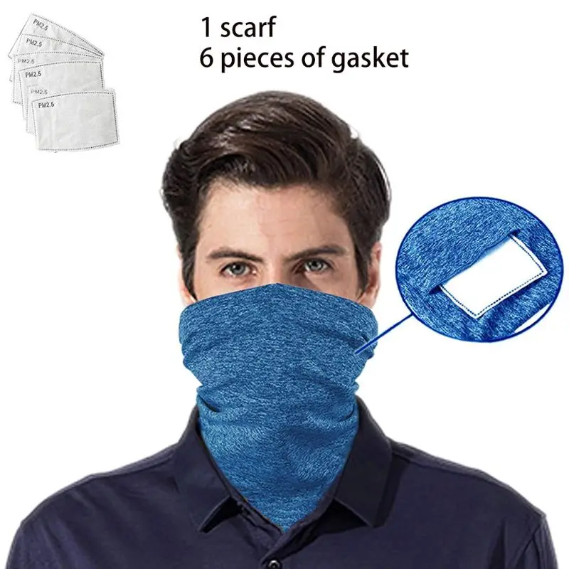 2020 Unisex Neck Gaiter with PM2.5 Filters Cycling Bandanas Dustproof Face Mask Scarf 83XF
2020 Unisex Neck Gaiter with PM2.5 Filters Cycling Bandanas Dustproof Face Mask Scarf 83XF