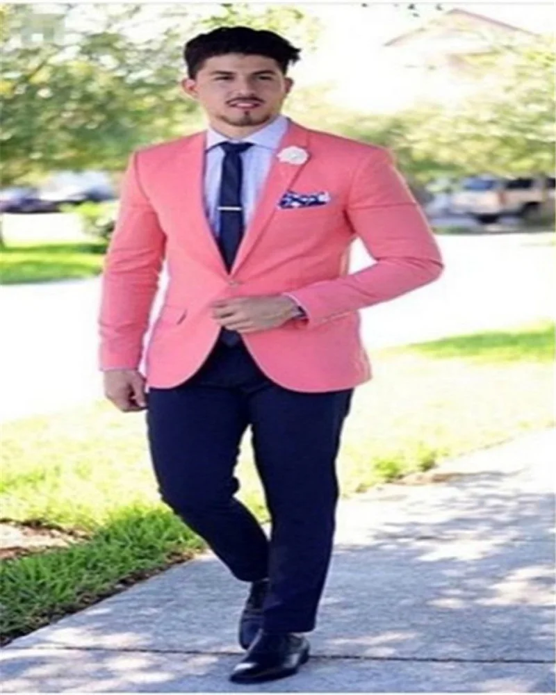 MyLoddy Classy Peach Wedding Mens Suits Slim Fit Bridegroom Tuxedos For Men 2 Pieces Suit Formal Business Suit(Jacket Pants) 
MyLoddy Classy Peach Wedding Mens Suits Slim Fit Bridegroom Tuxedos For Men 2 Pieces Suit Formal Business Suit(Jacket Pants)