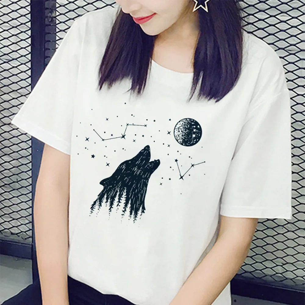 Summer T-shirt Tops Aesthetic Mountain Print Female Vintage Tshirt Woman Clothing Fashion O-neck Tee Kpop Harajuku Casual Short
Summer T-shirt Tops Aesthetic Mountain Print Female Vintage Tshirt Woman Clothing Fashion O-neck Tee Kpop Harajuku Casual Short
