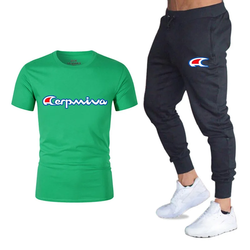 New fashion men's 2020 autumn and spring sports suit sports T-shirt sports casual trousers men's 2 sets of slim sportswear
New fashion men's 2020 autumn and spring sports suit sports T-shirt sports casual trousers men's 2 sets of slim sportswear