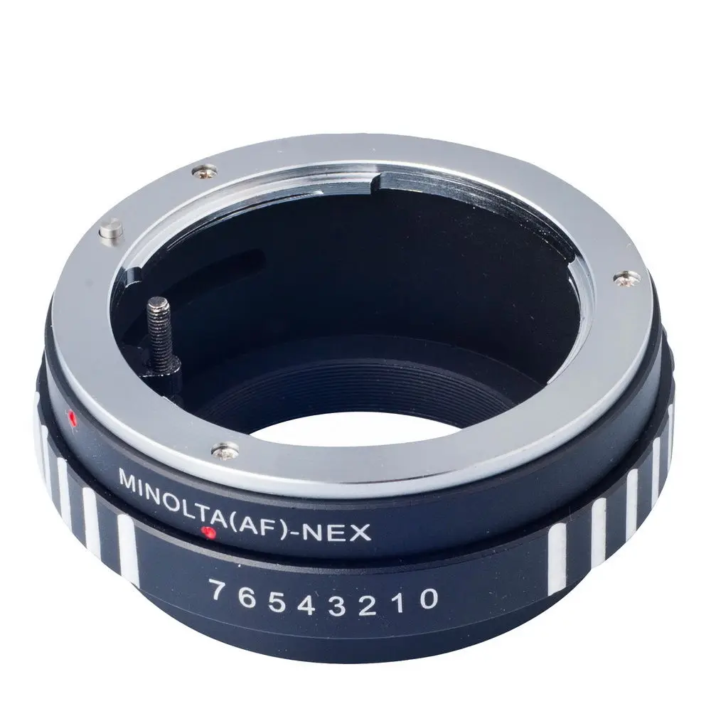 AF-NEX adapter ring for sony Minolta AF mount lens to sony E mount NEX3/56/7 a7 a7s a7r2 a7r4 a7r3 a9 a6000 a6300 a6500 camera
AF-NEX adapter ring for sony Minolta AF mount lens to sony E mount NEX3/56/7 a7 a7s a7r2 a7r4 a7r3 a9 a6000 a6300 a6500 camera