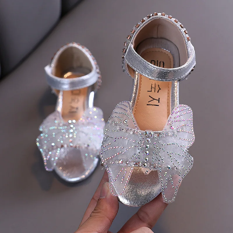 Hot Summer Girls Sandals With Bow Open Toe Diamond Princess Shoes Party Sandals Girls Children Sandals E409
Hot Summer Girls Sandals With Bow Open Toe Diamond Princess Shoes Party Sandals Girls Children Sandals E409