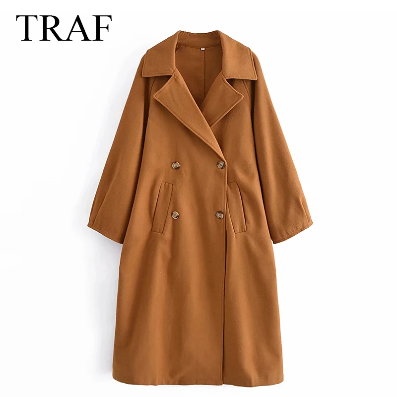 TRAF ZA Women's Trench Coat Autumn Fashion Solid Loose Jacket Woman Clothes Elegant Long Sleeve Button Vintage Coat Office Wear
TRAF ZA Women's Trench Coat Autumn Fashion Solid Loose Jacket Woman Clothes Elegant Long Sleeve Button Vintage Coat Office Wear