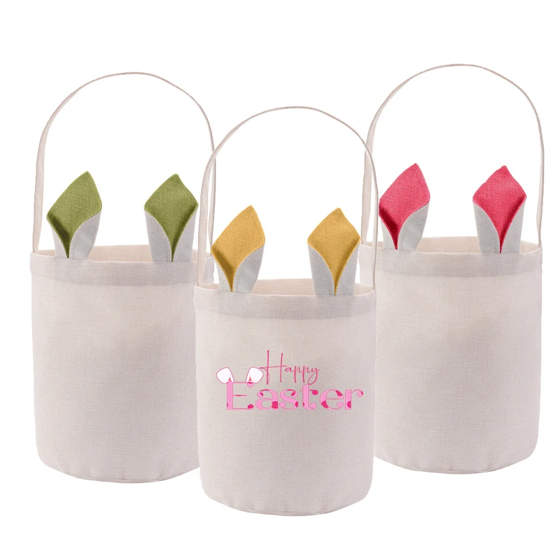 15Pcs Sublimation Easter Bunny Bag With Rabbit Ear Plain Easter Day Decor Print Candy Toy Bucket For Festival Gift
15Pcs Sublimation Easter Bunny Bag With Rabbit Ear Plain Easter Day Decor Print Candy Toy Bucket For Festival Gift