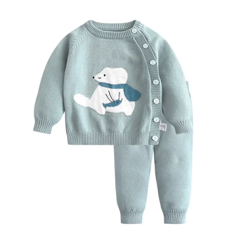 Toddler Baby Knitted Clothing Set 2021 Autumn Cute Bear Sweater Suit for Girl Cotton Long Sleeve Warm Kids Clothes Boys 0-3Y
Toddler Baby Knitted Clothing Set 2021 Autumn Cute Bear Sweater Suit for Girl Cotton Long Sleeve Warm Kids Clothes Boys 0-3Y